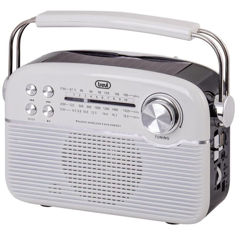 foto del prodotto trevi ra 7f50 bt radio portatile personale analogico bianco