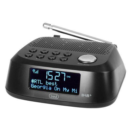 foto del prodotto trevi rc 80d4 dab orologio digitale nero - 0rc80d400