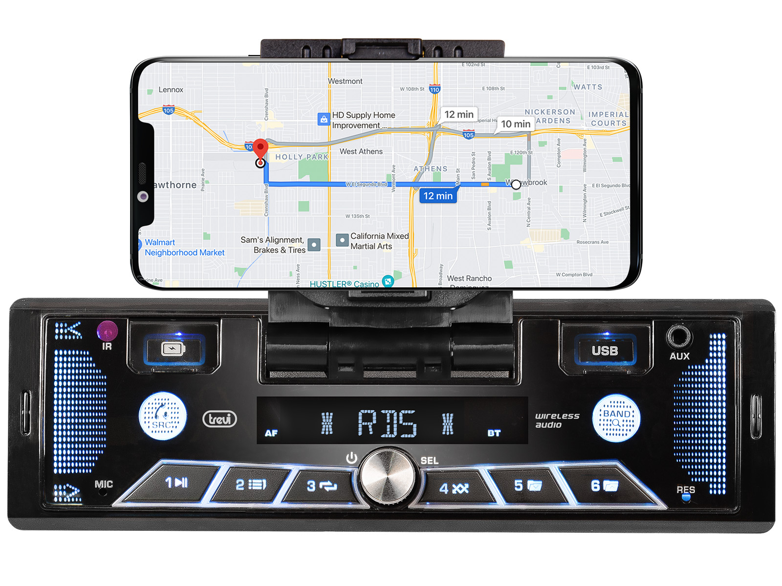 foto del prodotto trevi scd 5602 bt nero 40 w bluetooth