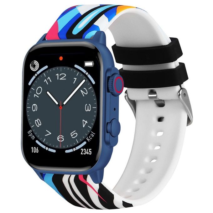 foto del prodotto trevi smartwatch amoled 1.95 funzione chiamata wifi ip68 blu