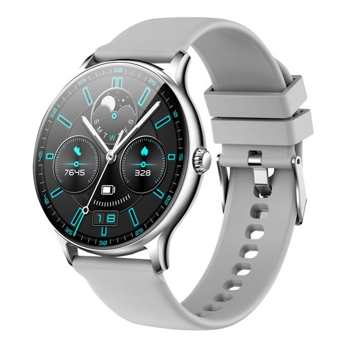 foto del prodotto trevi smartwatch con funzione chiamata wireless ip67 t fit 230 call silver