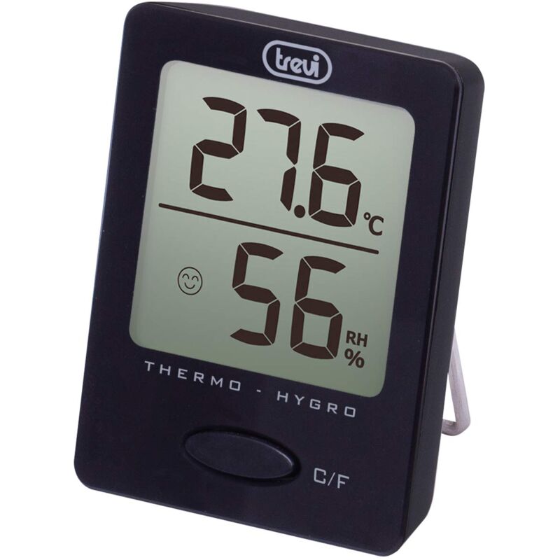 foto del prodotto trevi te 3004 termometro digitale con igrometro, temperatura e umidit , nero