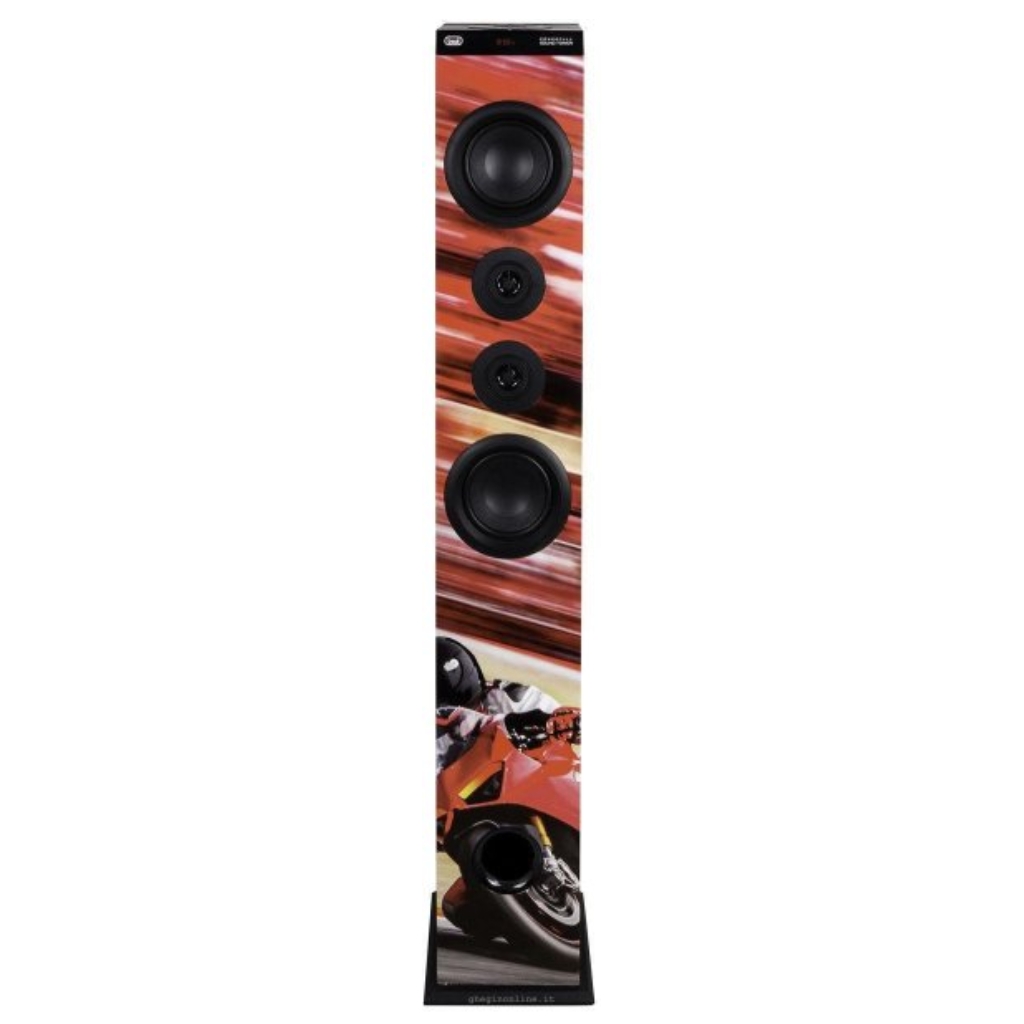 foto del prodotto trevi xt 104 bt cassa bluetooth altoparlante a torre home audio 60 w multicolore