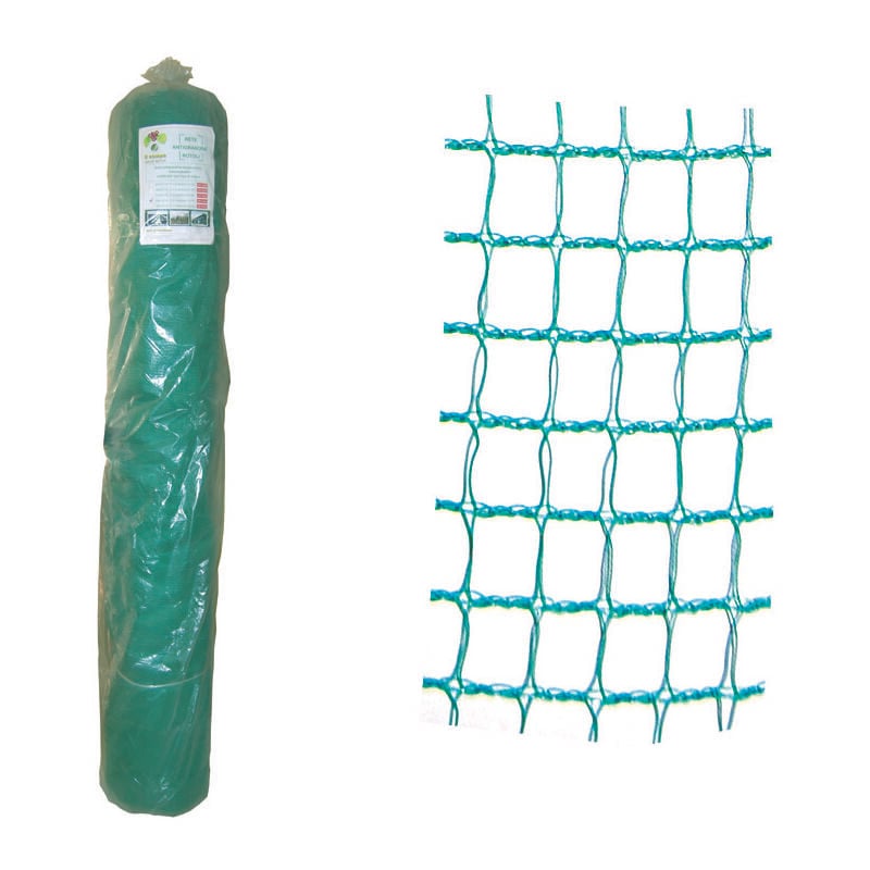 foto del prodotto trex rete antigrandine verde in rotoli mt.100x2h.