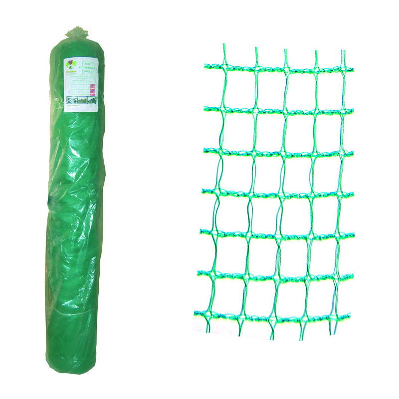 foto del prodotto trex rete antigrandine verde in rotoli mt.100x8h.