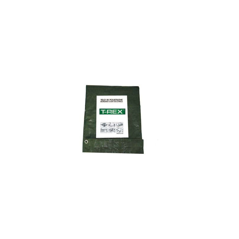 foto del prodotto trex telo occhiellato bordato con angoli rinforzati 100 gr. normale mt.3x2 gr.100 al mq. colore verde blu