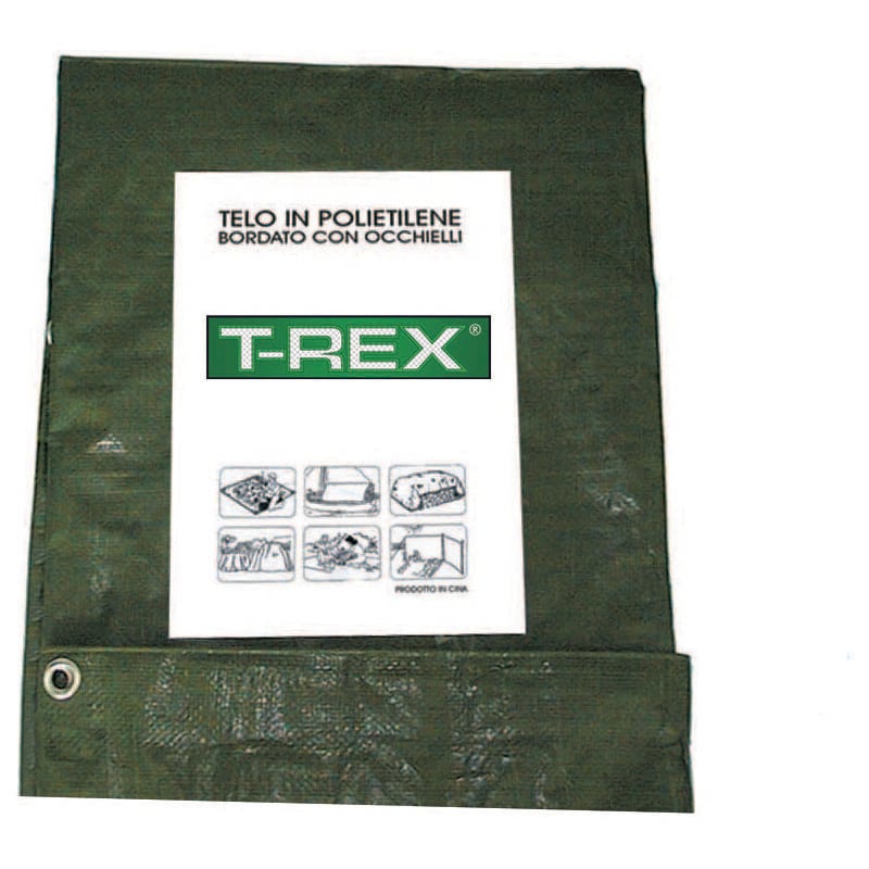 foto del prodotto trex telo occhiellato bordato con angoli rinforzati 100 gr. normale mt.4x7 gr.100 al mq. colore verde blu