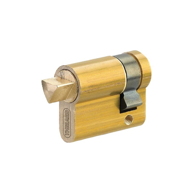 foto del prodotto triangolo esterno semicilindrico thirard ottone maschio 30x10 mm 053019