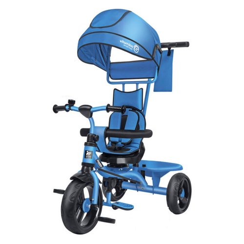 foto del prodotto triciclo globo 05564 vitamina g evo 5 in 1 con parasole azzurro