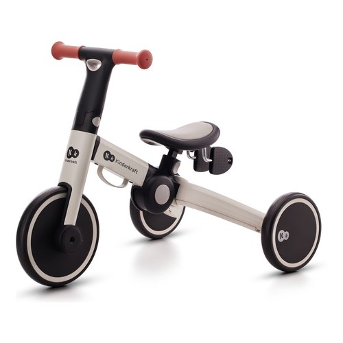 foto del prodotto triciclo kinderkraft kr4tri22gry0000 4trike trasformabile 3 in 1 silve