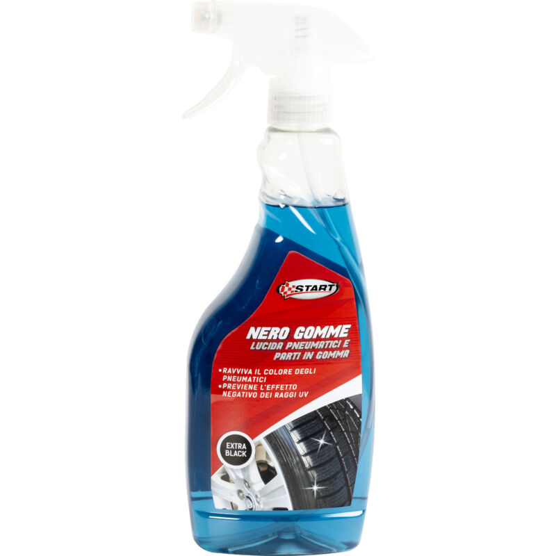 foto del prodotto trigger nero gomme lucida pnumetici extra black 500 ml per auto