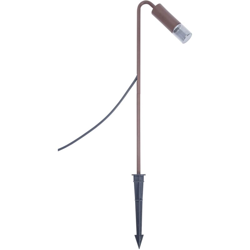 foto del prodotto trim baliza marr n con led blanco c lido 3000k