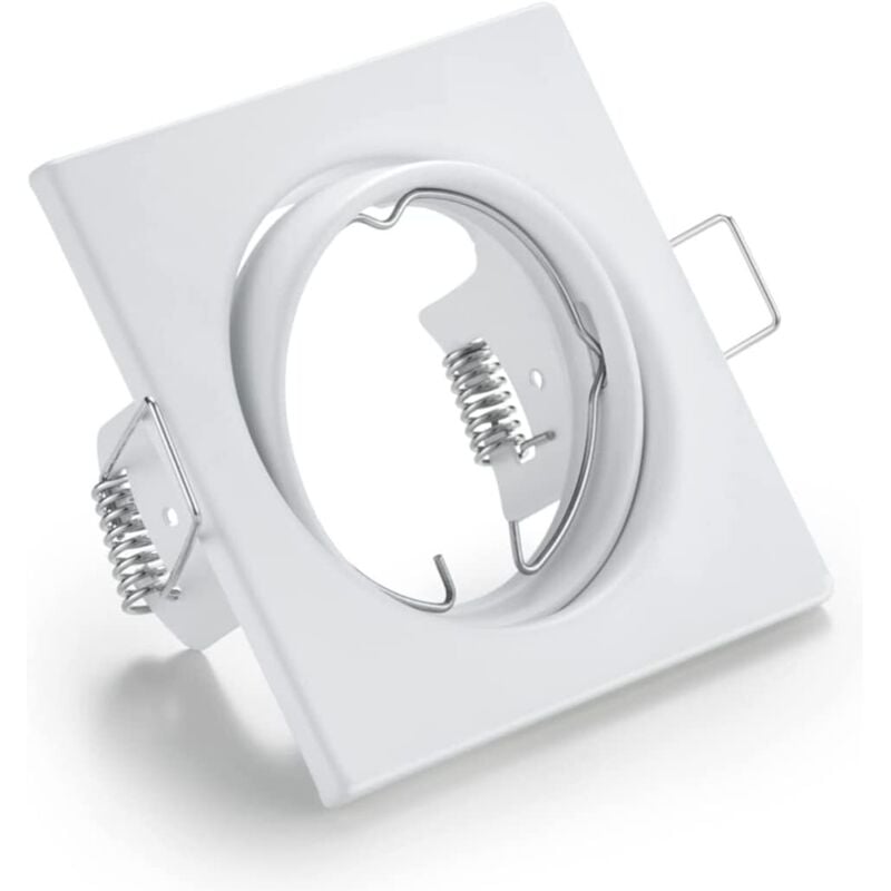 foto del prodotto trio 1 faretto jura da incasso quadrato orientabile bianco 1x gu10 max. 15w