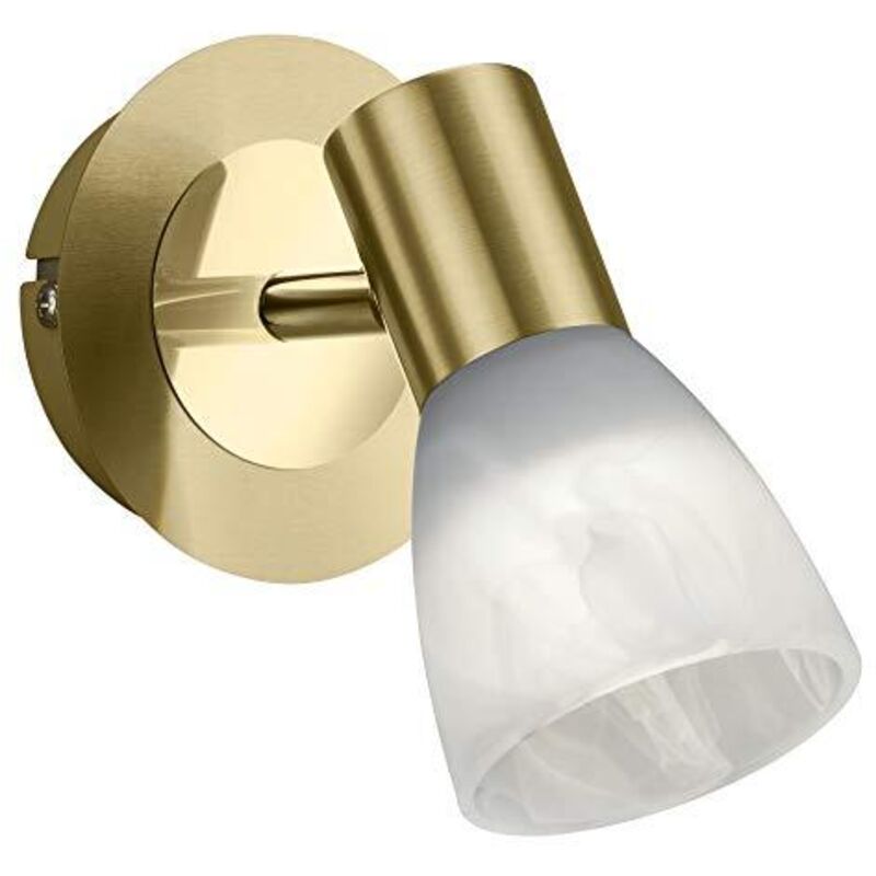 foto del prodotto trio 871010108 levisto faretto led, 6 w, ottone, 14.5 cm