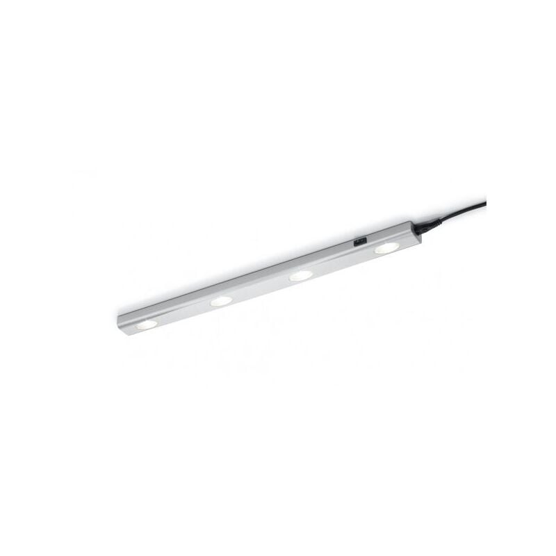 foto del prodotto trio applique a parete reglette led alluminio 4 punti luce aragon 273170487