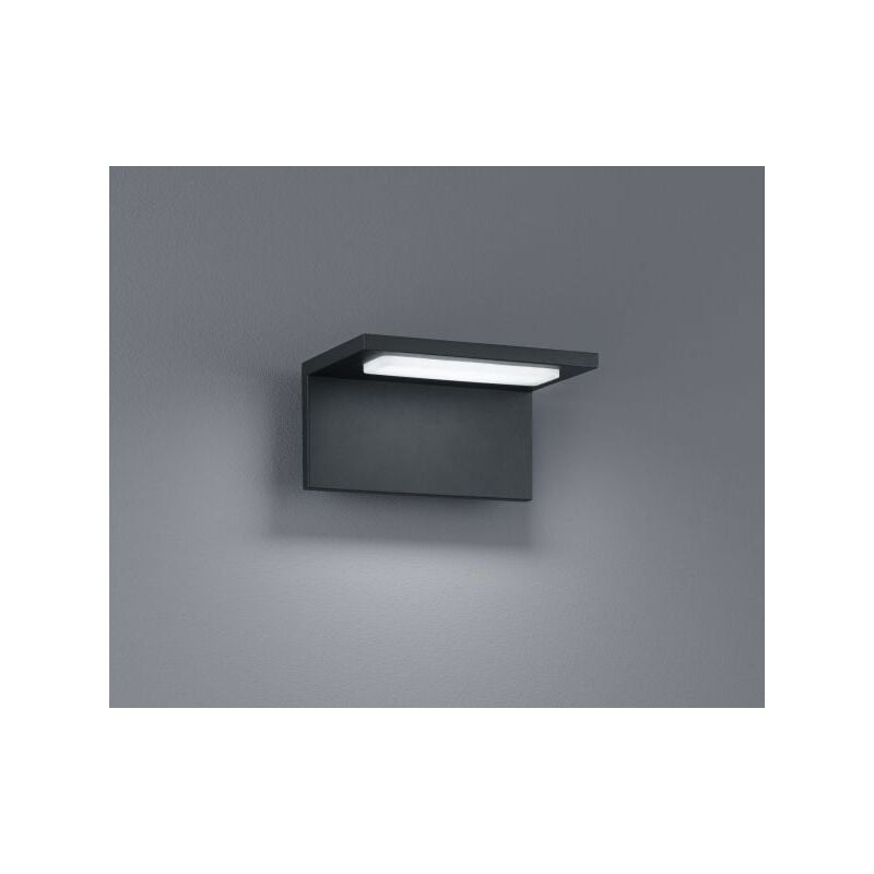 foto del prodotto trio applique a parete trave led rettangolare antracite 228760142