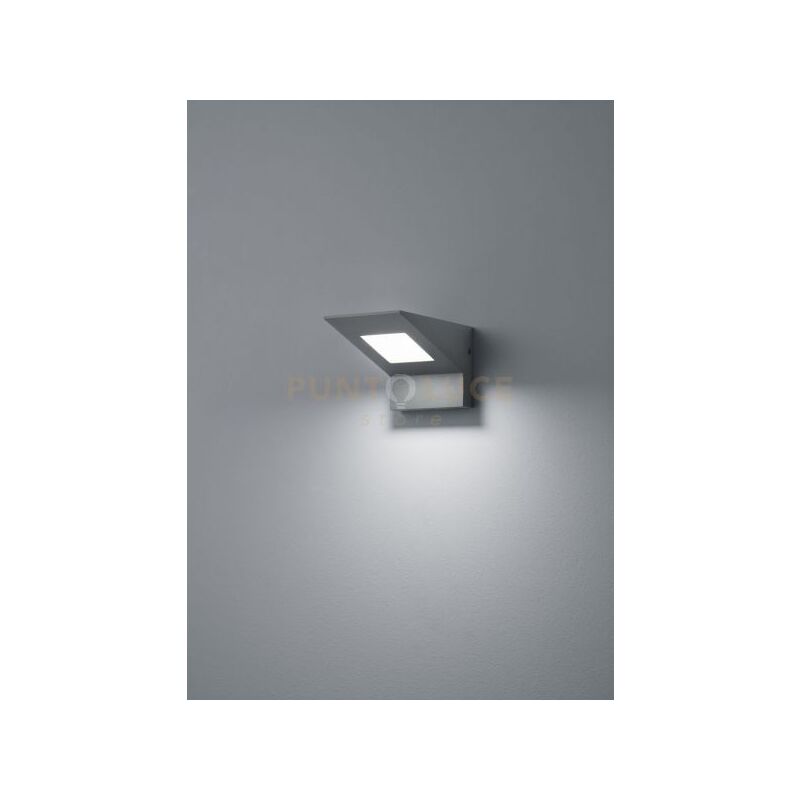 foto del prodotto trio applique esterno nelson led ip54 h.100cm antracite 225360142