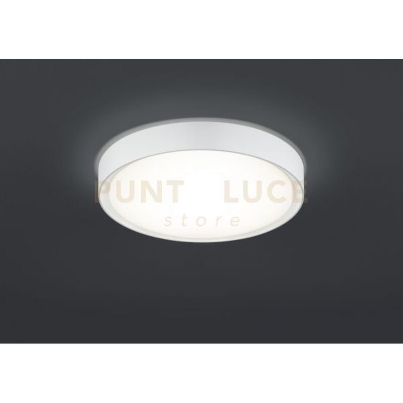 foto del prodotto trio clarimo plafoniera led b18w 1x 1850lm, 3000k bagno con bordo bianco d.33cm