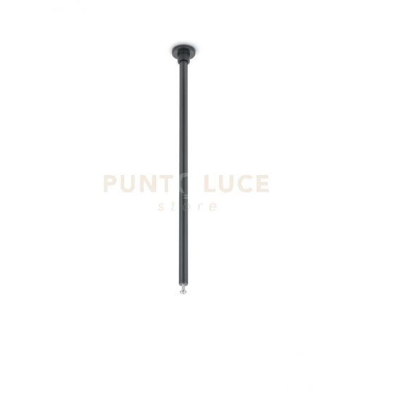 foto del prodotto trio duoline kit 2 distanziatori a soffitto lunghe nero h. 25cm per sistema binario