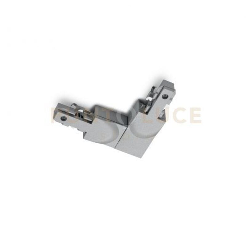 foto del prodotto trio duoline raccordo a l destro alluminio l. 10cm x h. 9cm per sistema binario