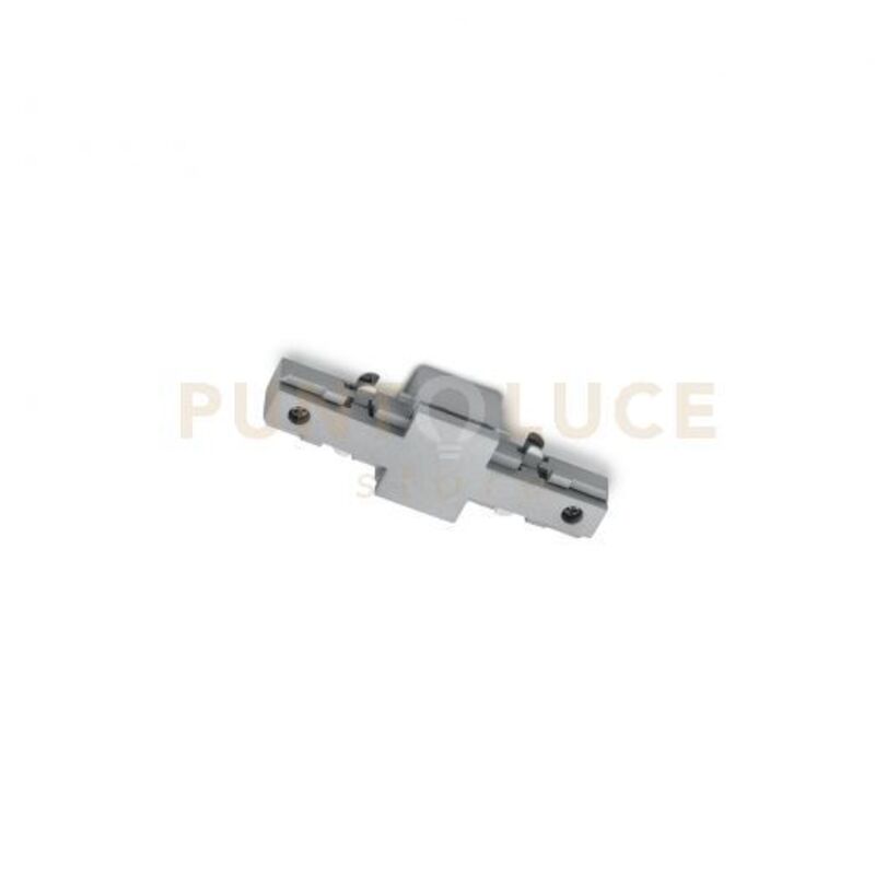 foto del prodotto trio duoline raccordo diritto alluminio l. 9,6cm per sistema binario