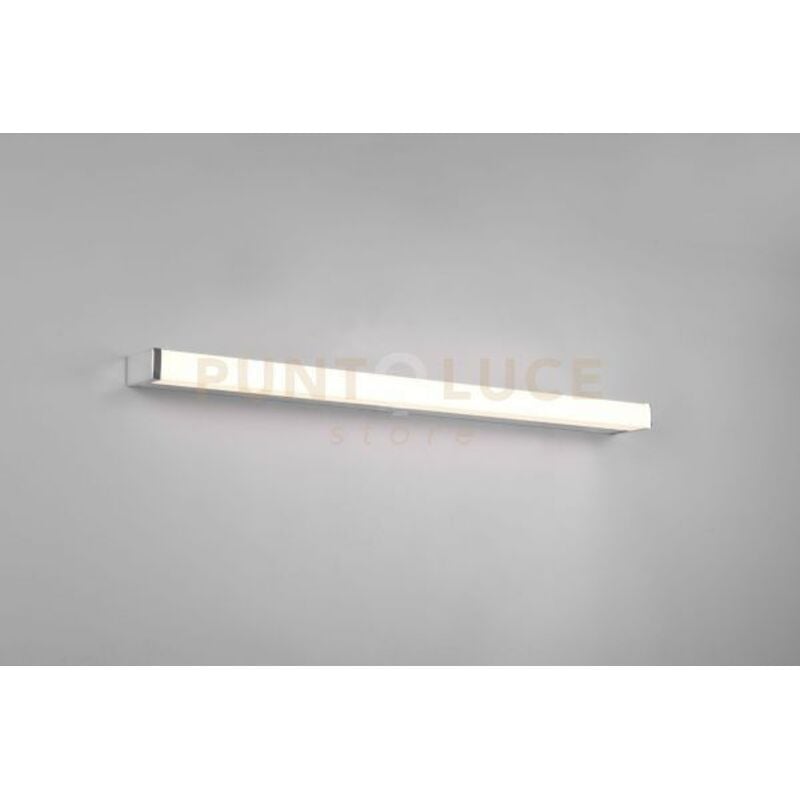 foto del prodotto trio fabio h2o applique led 12w 1400lm, 3000k cromo ip44 l. 80cm dimmerabile