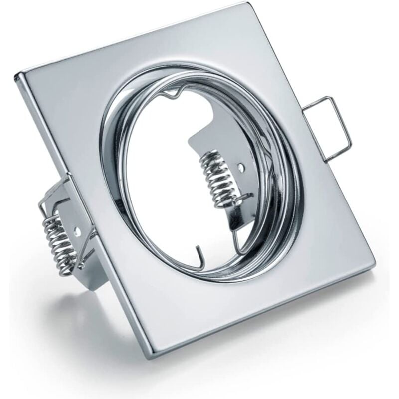 foto del prodotto trio faretto jura da incasso quadratoorientabile cromo 8x8 cm 1x gu10 max. 15w