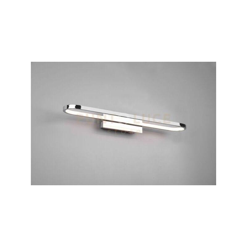 foto del prodotto trio gianni h2o applique da bagno led 22w 2700lm, 3000k cromo con interruttore ip44 l. 60cm