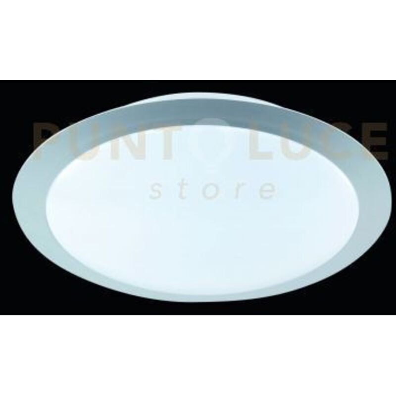 foto del prodotto trio gonzalo plafoniera led 9w 900lm, 3000k bordo alluminio diffusore plastica d.29cm