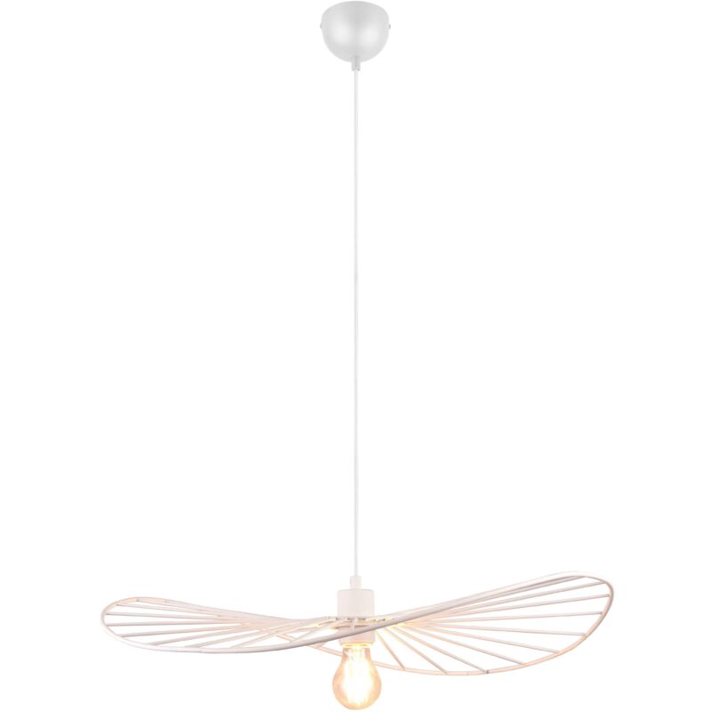 foto del prodotto trio lampada a sospensione, metallo, bianco opaco, d 60 cm, chapeau