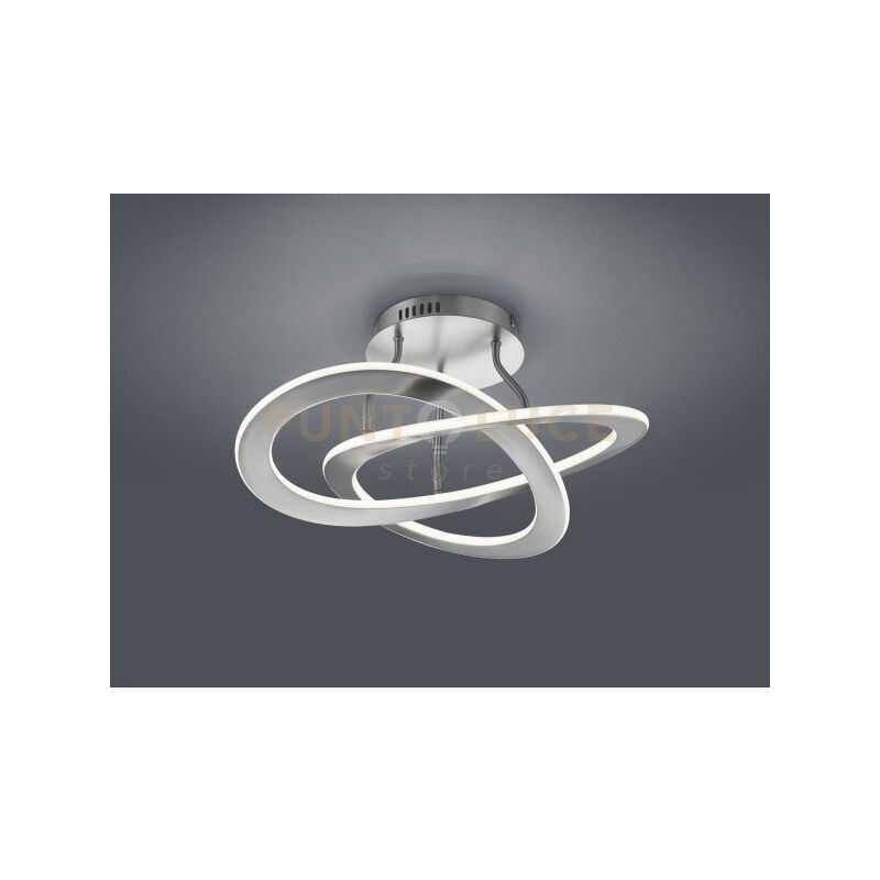 foto del prodotto trio lampada piantana led dimmer 25w acciaio satinato 53 cm oakland gd
