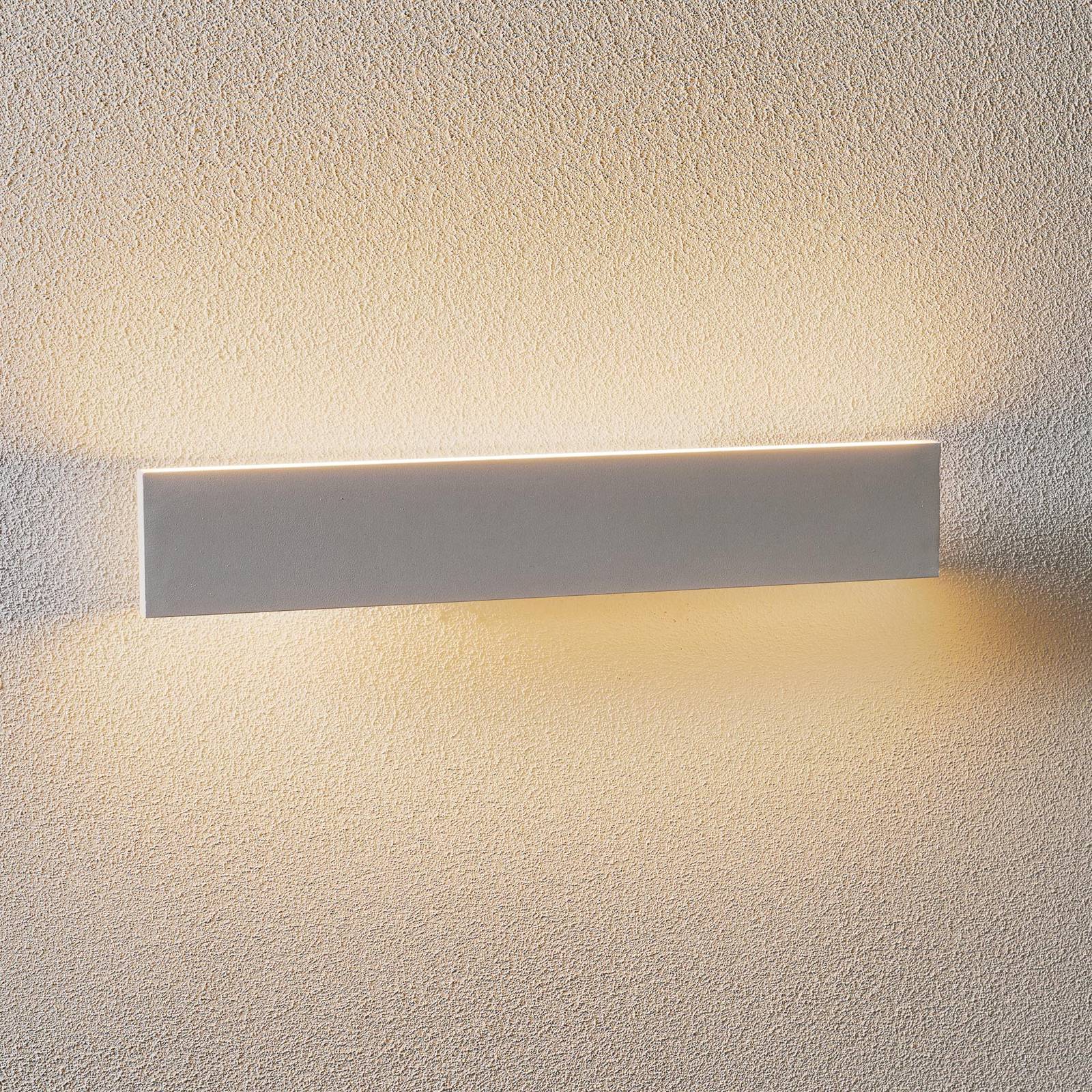 foto del prodotto trio lighting applique a led concha 47 cm, bianco