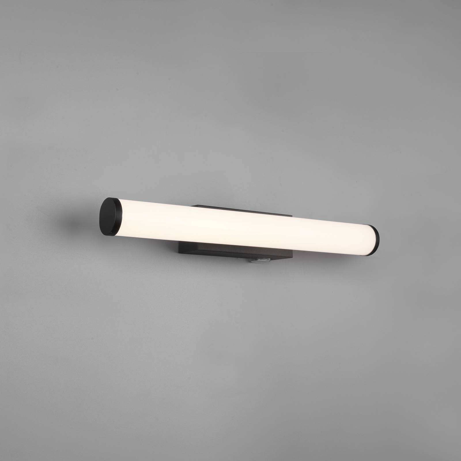 foto del prodotto trio lighting applique a led mattimo, larghezza 40 cm, nero, interruttore