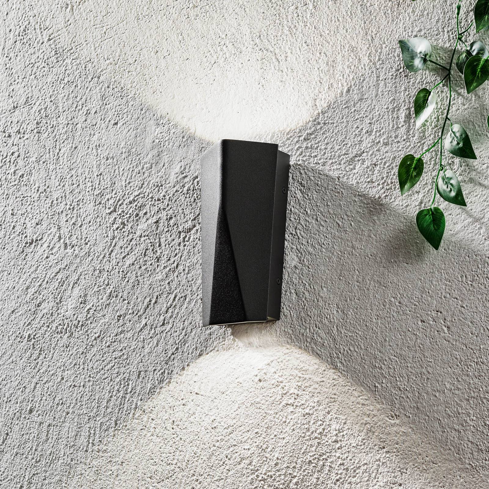 foto del prodotto trio lighting applique led da esterni tay, alluminio pressofuso