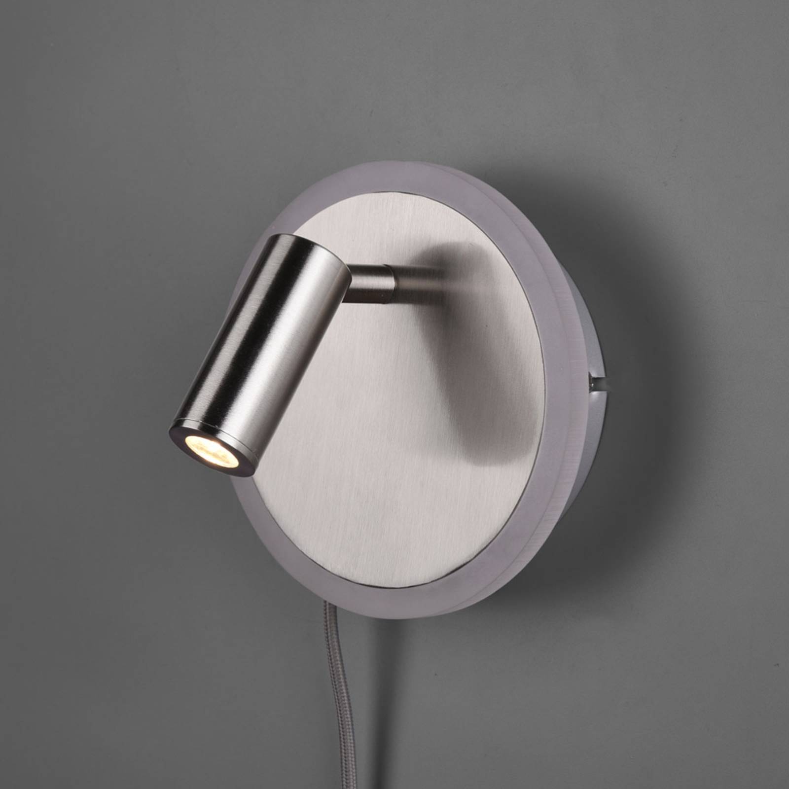 foto del prodotto trio lighting applique led jordan, 2 luci, nichel