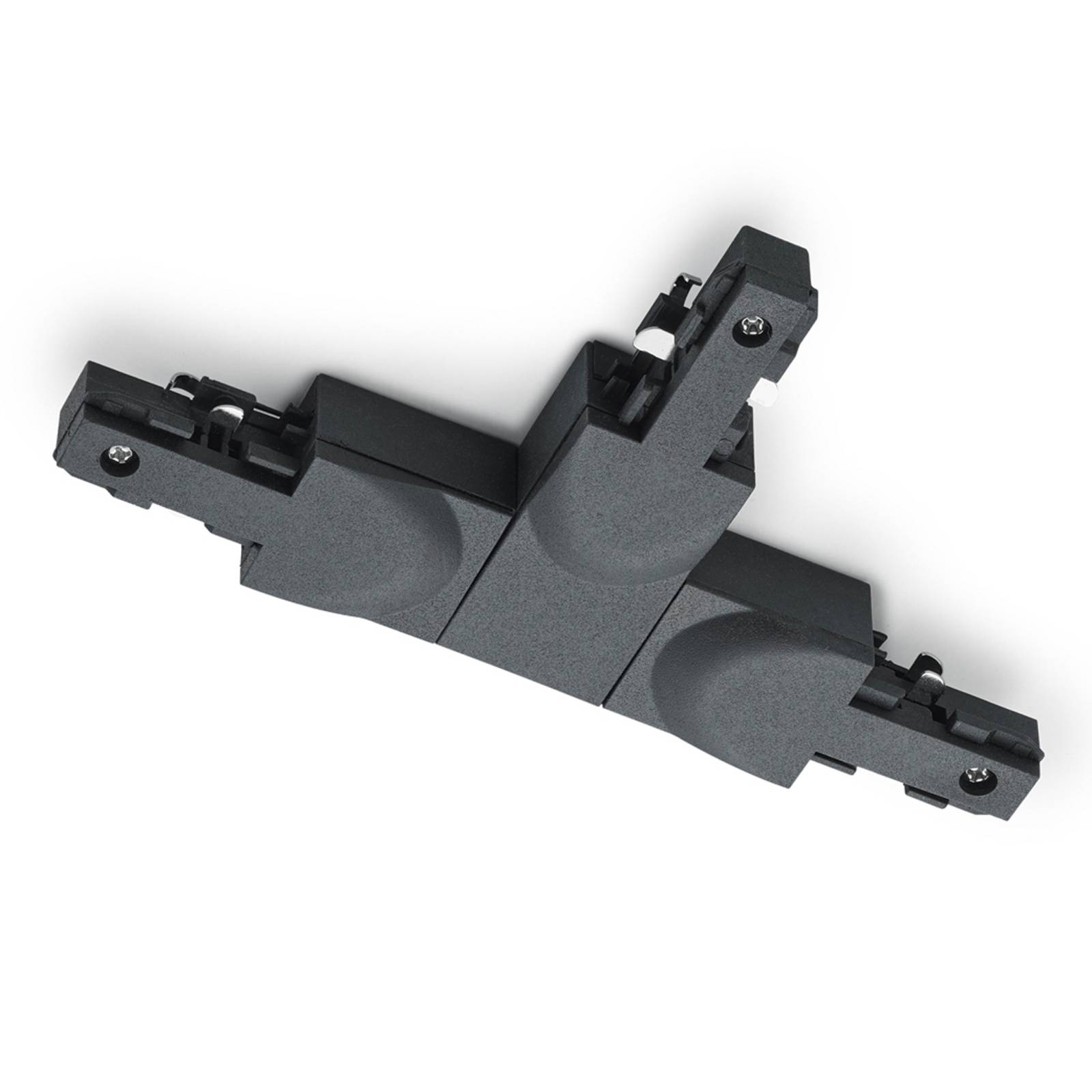 foto del prodotto trio lighting connettore a t duoline, conduttore di protezione sinistro, nero