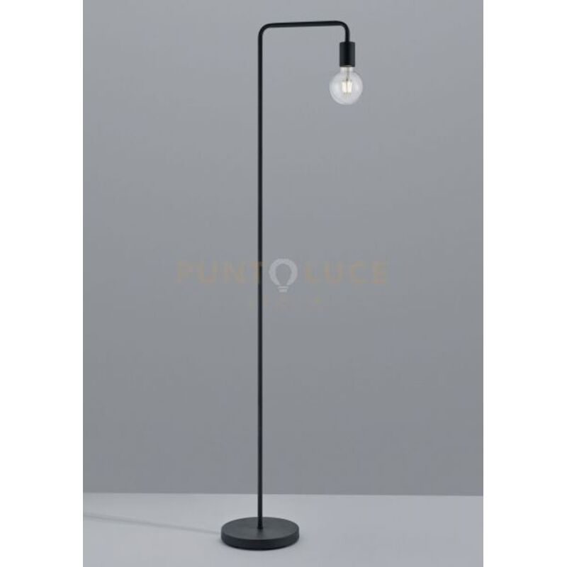 foto del prodotto trio lighting diallo piantana tubo metallo nero h. 149cm 1 luce attacco e27