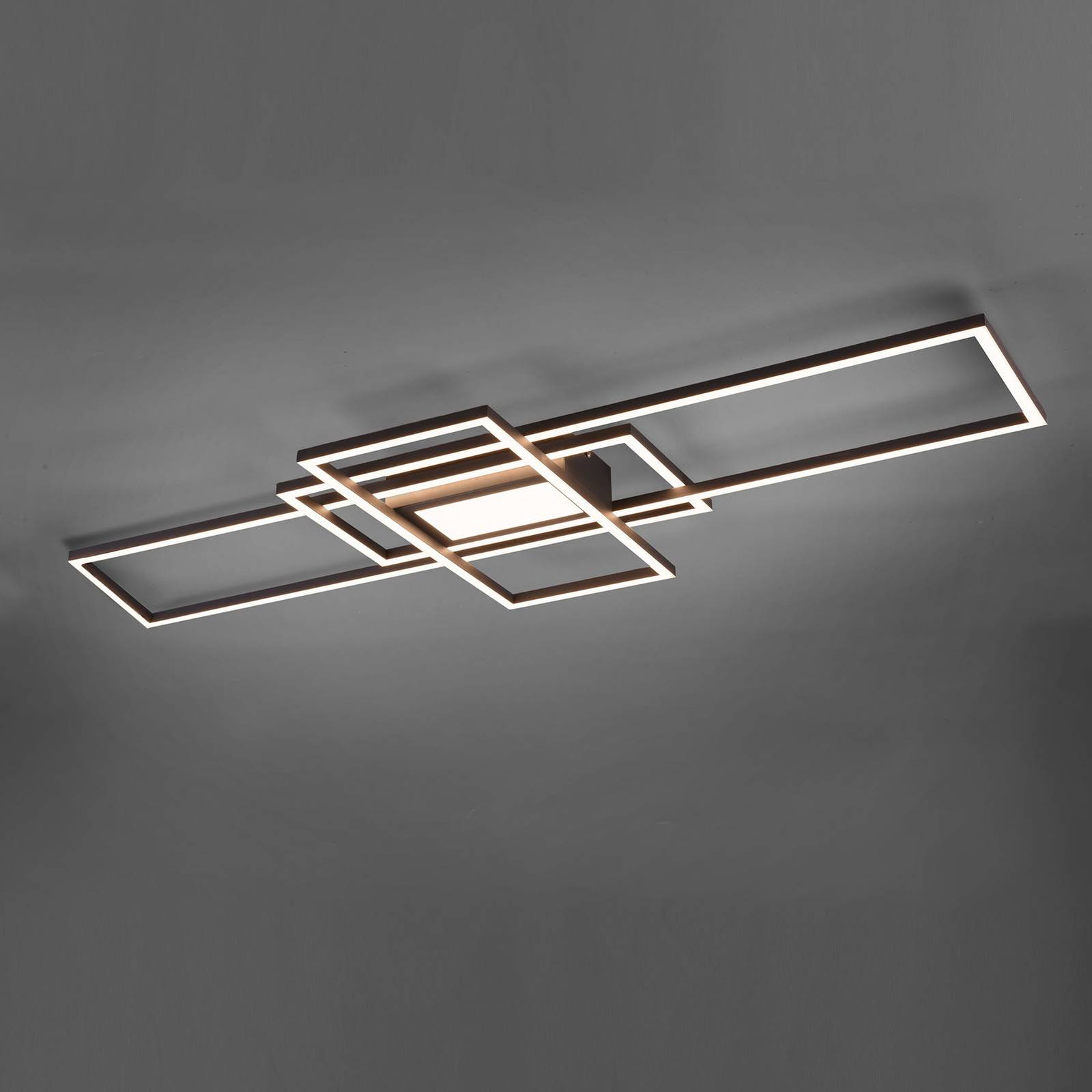 foto del prodotto trio lighting irvine plafoniera led 3.000 6.500 k, antracite