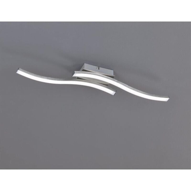 foto del prodotto trio lighting italia lampada led route da soffitto 5w luce calda 3000k colore nichel opaco 472107