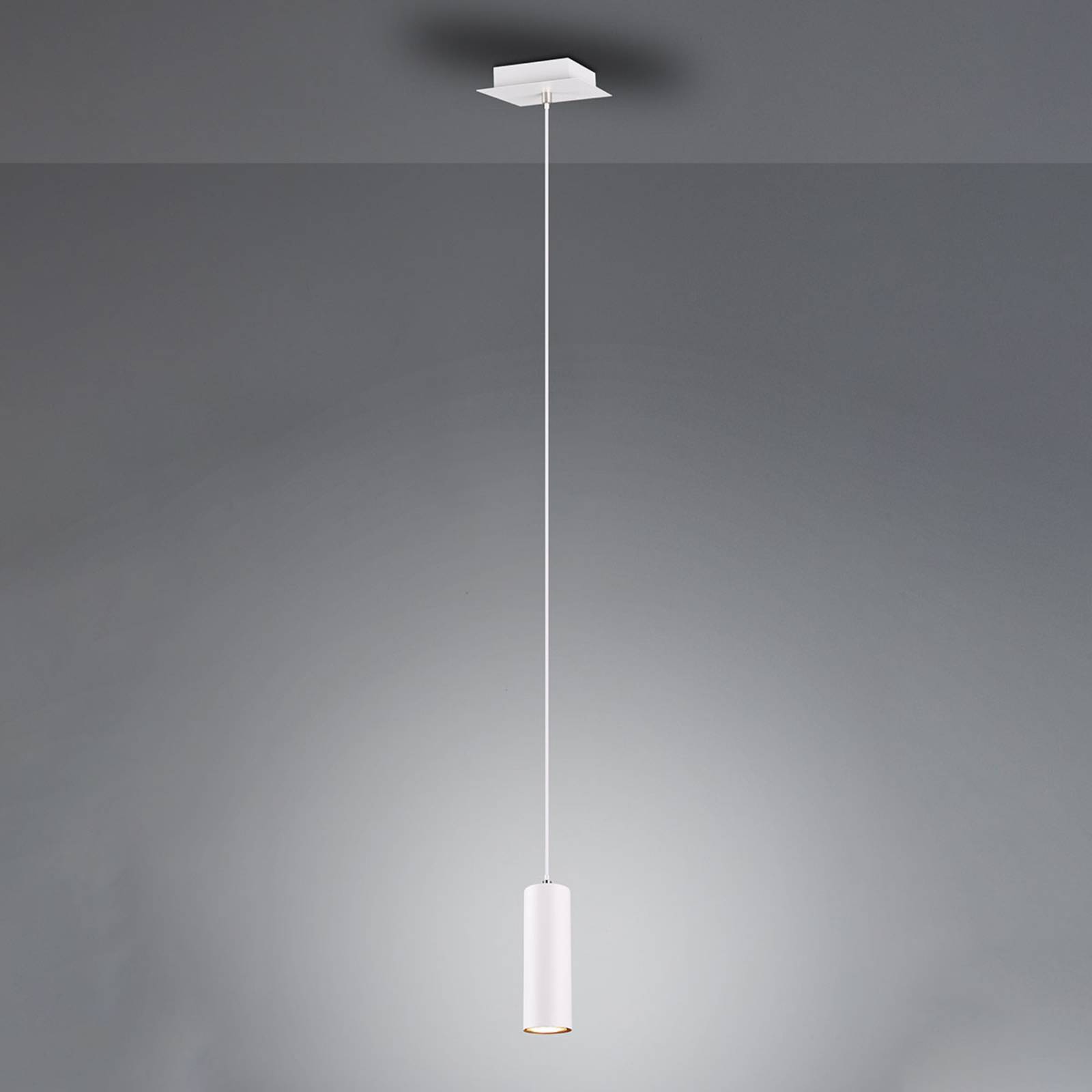foto del prodotto trio lighting lampada a sospensione marley bianco a 1 luce