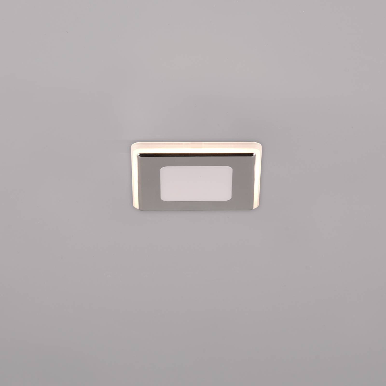 foto del prodotto trio lighting nimbus luci led incasso ip44 8,5x8,5cm 830 cromo
