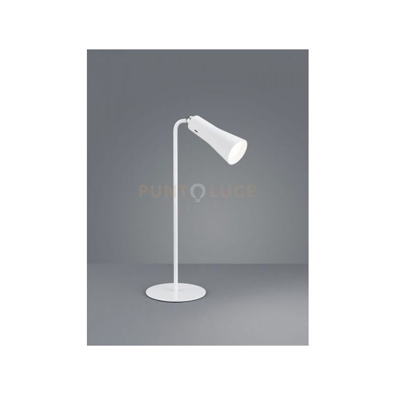 foto del prodotto trio maxi lampada da studio led 2w 200lm, 3000k componibile bianca ricaricabile usb con dimmerazione touch h.36cm