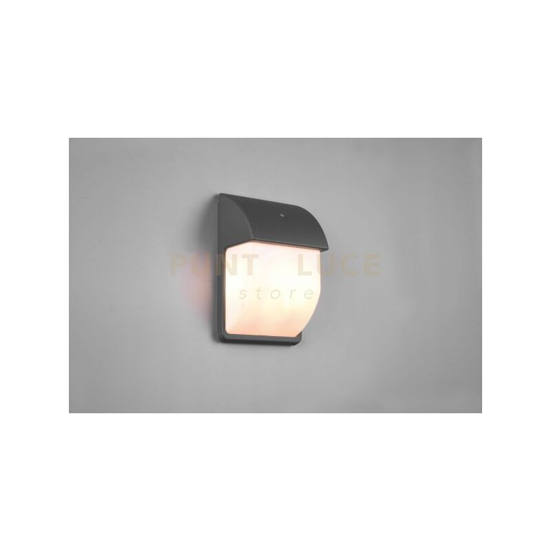 foto del prodotto trio mersey applique da esterno antracite con sensore crepuscolare ip44 h. 27,5cm 2 luci e14