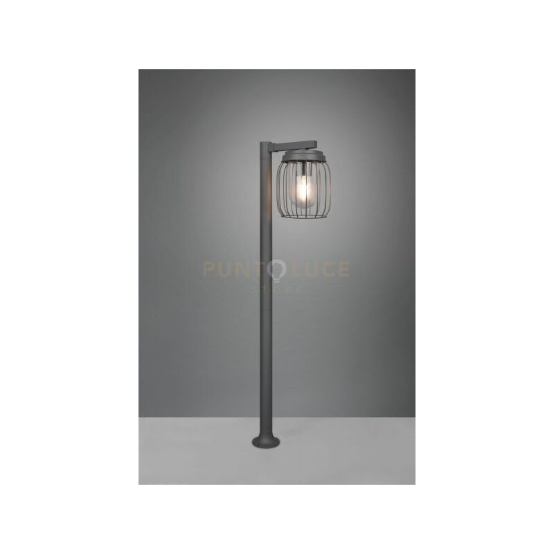 foto del prodotto trio palo tuela con gabbia diffusore bianco ipp44 h.100cm antracite 410860142