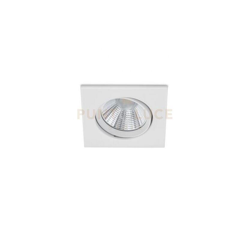 foto del prodotto trio pamir faretto da incasso led 5,5w 345lm, 3000k quadrato orientabile bianco ip23 8,5x8,5cm