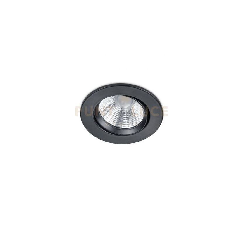 foto del prodotto trio pamir faretto da incasso led 5,5w 345lm, 3000k rotondo orientabile nero opaco ip23 d.8,5cm