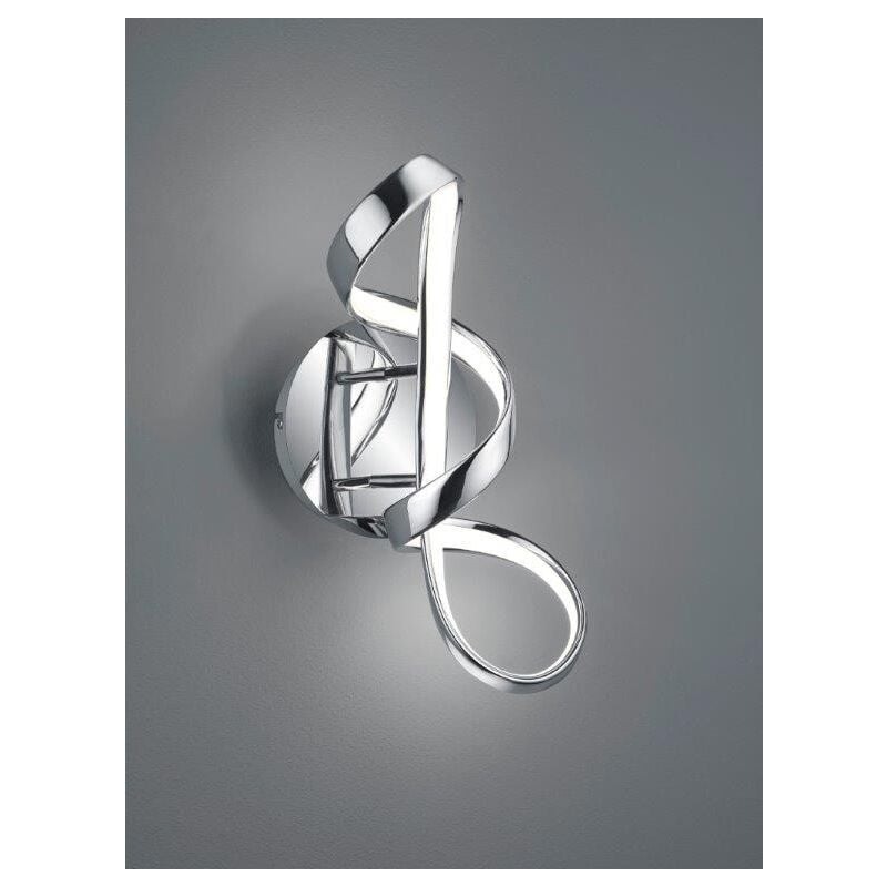 foto del prodotto trio perugia applique led cromo con dimmerazione ad interruttore h.40cm