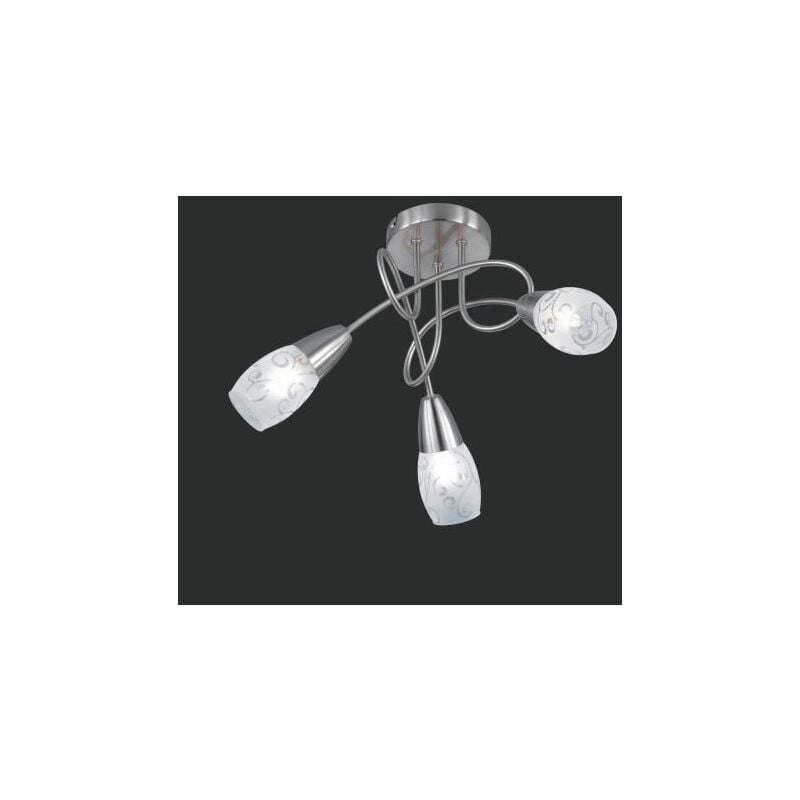 foto del prodotto trio plafoniera 3 spots e14 soffitto diffusori vetro satinato colmar gd