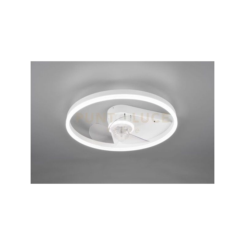 foto del prodotto trio plafoniera borgholm egolazione intensit e timer d.50cm gabbia metallo bianco opaco r67083131