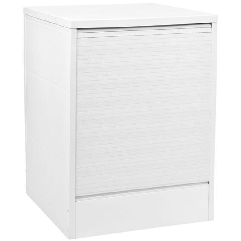 foto del prodotto trioplast mobile coprilavatrice in resina a serrandina 68x65x87cm